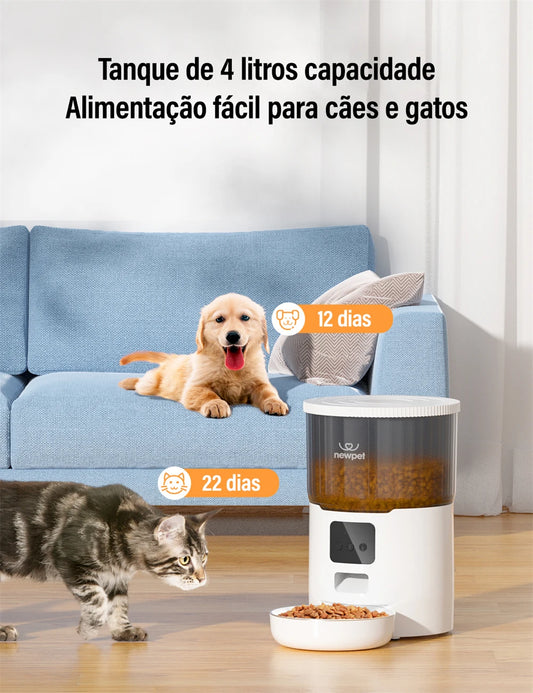 Alimentador Automático para Gatos e cães